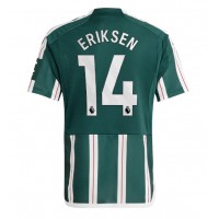 Fotbalové Dres Manchester United Christian Eriksen #14 Venkovní 2023-24 Krátký Rukáv